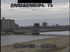 愛知県名古屋市 庄内川 一色大橋上流のライブカメラ