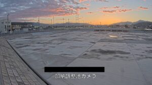 岐阜県神戸町 水門川 加納調整池のライブカメラ