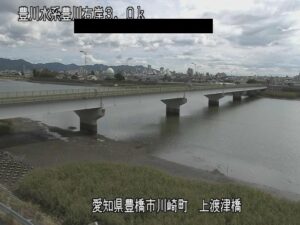 愛知県豊橋市 豊川 上渡津橋付近のライブカメラ