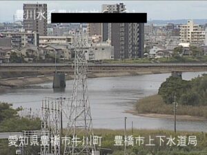 愛知県豊橋市 豊川 豊橋市上下水道局付近のライブカメラ
