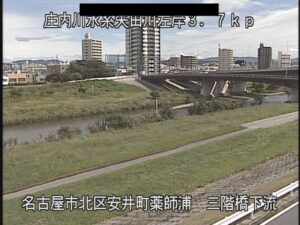 愛知県名古屋市 矢田川 三階橋下流のライブカメラ