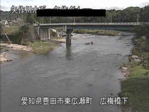 愛知県豊田市 矢作ダム 広梅橋下付近のライブカメラ