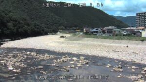 広島県広島市 三篠川 小河原川合流(空間)のライブカメラ