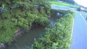 福岡県直方市 尺岳川 久保田橋のライブカメラ