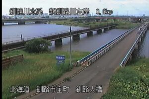北海道釧路市 新釧路川 釧路大橋のライブカメラ