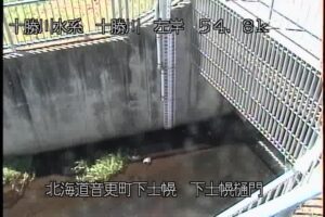 北海道音更町 十勝川 下士幌樋門のライブカメラ