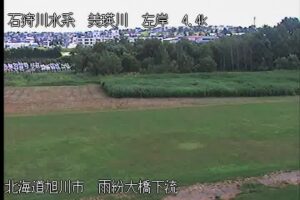 北海道旭川市 美瑛川 雨紛大橋下流のライブカメラ