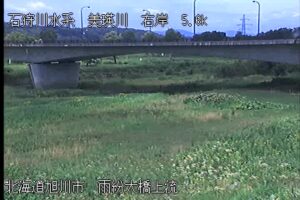 北海道旭川市 美瑛川 雨紛大橋上流のライブカメラ