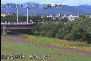 北海道旭川市 忠別川 忠別橋上流のライブカメラ