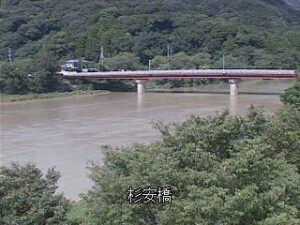 宮崎県西都市 一ツ瀬川 杉安橋のライブカメラ