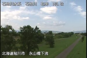 北海道旭川市 石狩川 永山橋下流右岸のライブカメラ