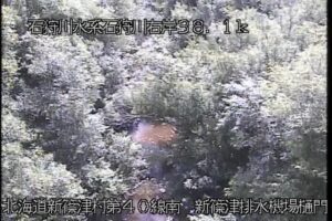 北海道新篠津村 石狩川 新篠津排水機場のライブカメラ