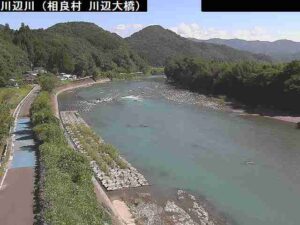 熊本県相良村 川辺川 川内大橋のライブカメラ