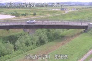 北海道長沼町 嶮淵川 繁殖橋のライブカメラ