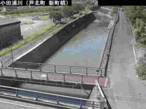 熊本県芦北町 小田浦川 新町橋のライブカメラ