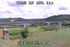 北海道むかわ町 鵡川 春日橋のライブカメラ