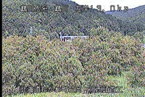 北海道むかわ町 鵡川 川西頭首工のライブカメラ