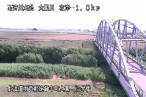 北海道妹背牛町 大鳳川 沿岸橋のライブカメラ