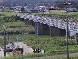 宮崎県西都市 三財川 清水橋のライブカメラ