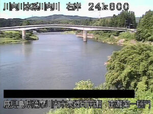 鹿児島県薩摩川内市 川内川 南瀬第一樋門のライブカメラ
