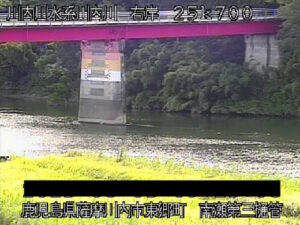 鹿児島県薩摩川内市 川内川 南瀬第三樋管のライブカメラ