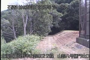 北海道富良野市 空知川 山部八号樋門のライブカメラ