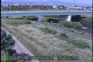 北海道札幌市 豊平川 逆川合流点のライブカメラ