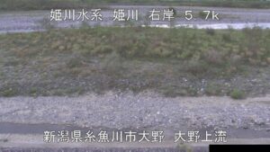 新潟県糸魚川市 姫川 大野上流のライブカメラ