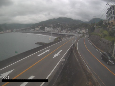 国道135号（真鶴道路） 湯河原橋のライブカメラ|神奈川県湯河原町のサムネイル