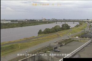 新潟県新潟市 信濃川 鳥屋野潟排水機場のライブカメラ