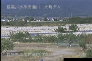 長野県松川村 高瀬川 池田のライブカメラ