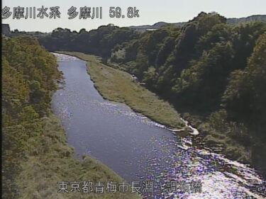 多摩川 調布橋のライブカメラ|東京都青梅市のサムネイル