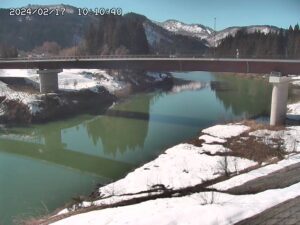 福島県金山町 只見川 二本木橋のライブカメラ