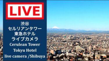 渋谷・富士山・セルリアンタワーのライブカメラ|東京都渋谷区のサムネイル