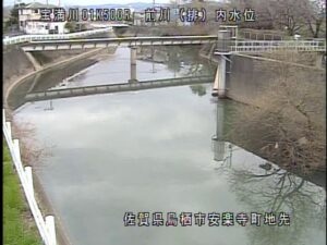佐賀県鳥栖市 宝満川 前川排水機場内水位のライブカメラ