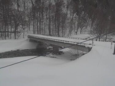 伊南川 七入橋のライブカメラ|福島県檜枝岐村のサムネイル