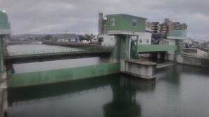 兵庫県姫路市 水尾川 水尾川潮止水門下流局のライブカメラ