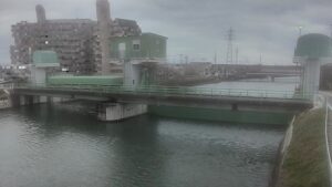 兵庫県姫路市 水尾川 水尾川潮止水門上流局のライブカメラ