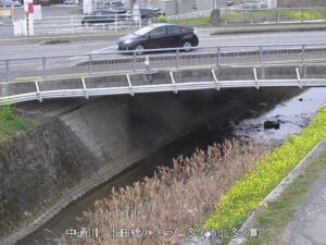 佐賀県多久市 中通川 北田橋のライブカメラ