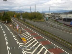 長野県千曲市 上信越自動車道 更埴ジャンクションのライブカメラ