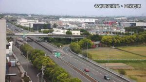 岐阜県羽島市 名神高速道路 江吉良橋のライブカメラ