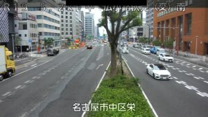 愛知県名古屋市 国道19号 広小路伏見交差点南のライブカメラ