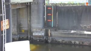 東京都中央区 豊洲運河 佃水門・外水側のライブカメラ