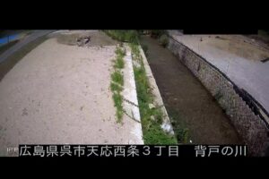 広島県呉市 背戸川 呉市天応西条3丁目のライブカメラ