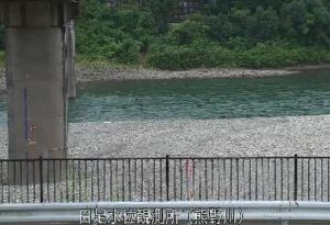 和歌山県新宮市 熊野川 日足のライブカメラ