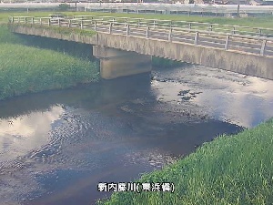 島根県出雲市 新内藤川 東浜橋のライブカメラ