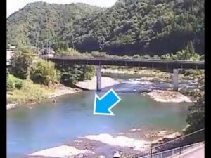 和歌山県日高川町 日高川 平和橋 下流(動画版)のライブカメラ