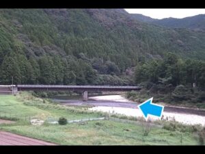 和歌山県古座川町 古座川 町道相瀬橋 上流(動画版)のライブカメラ