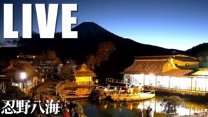 山梨県忍野村 忍野八海から富士山のライブカメラ