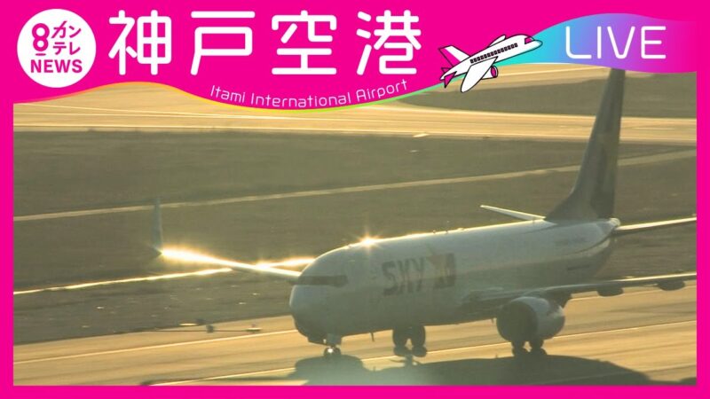 カンテレより神戸空港のライブカメラ|兵庫県神戸市のサムネイル
